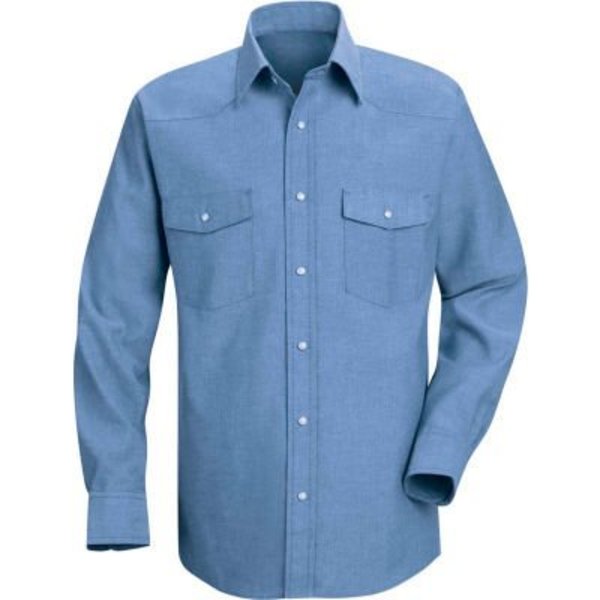 Vf Imagewear Red Kap® Men's Deluxe Western Style Shirt Regular-XL SC14-SC14LBRGXL SC14LBRGXL